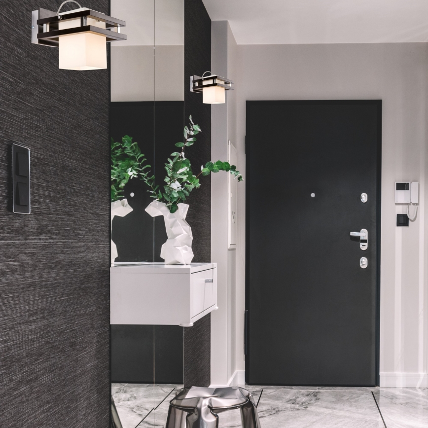 Sienas lampa ALAN 1xE27/60W/230V dižskābardis