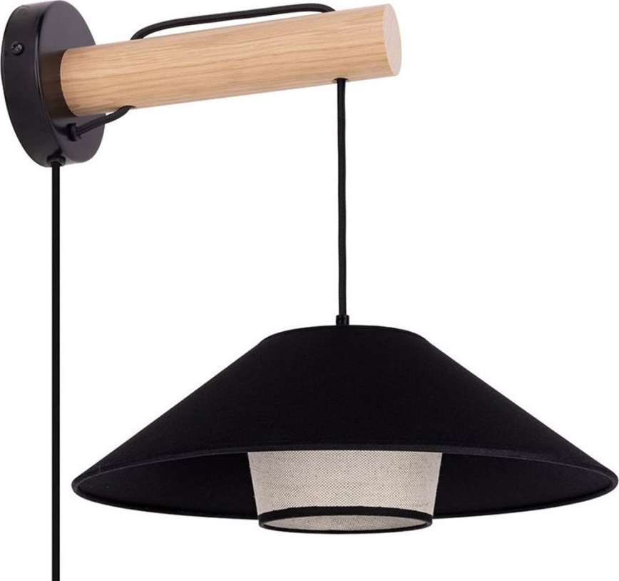 Sienas lampa AMIGO 1xE27/25W/230V, ozolkoka