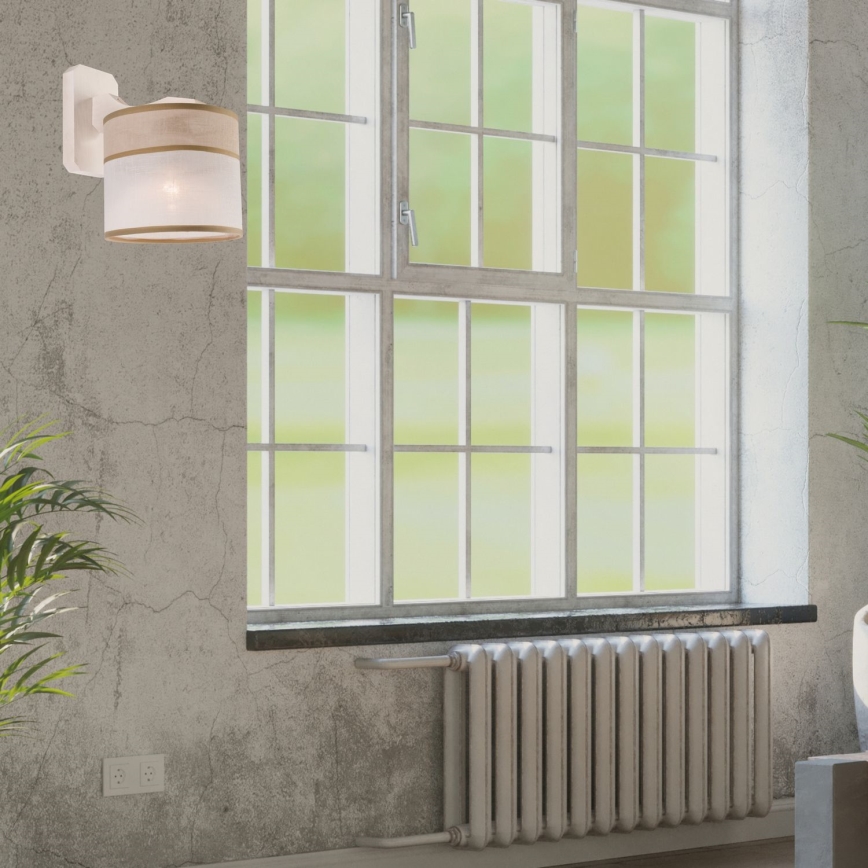 Sienas lampa ANDREA 1xE27/60W/230V dižskābardis