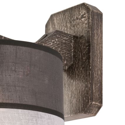 Sienas lampa ANDREA 1xE27/60W/230V dižskābardis