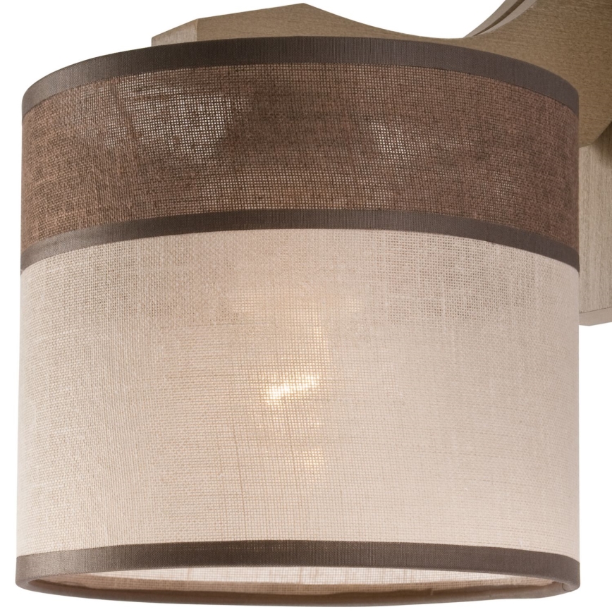 Sienas lampa ANDREA 1xE27/60W/230V dižskābardis