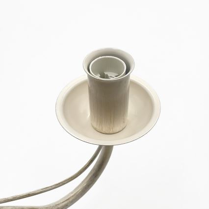 Sienas lampa ANTON 1xE14/60W/230V balta patina