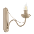 Sienas lampa ANTON 1xE14/60W/230V bēša