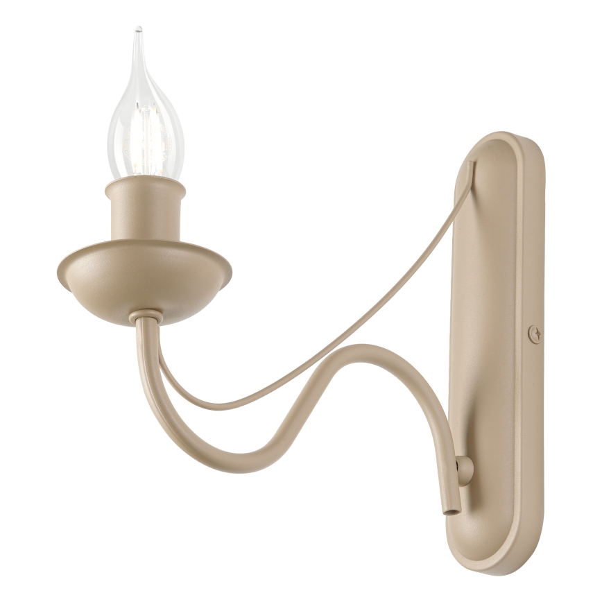Sienas lampa ANTON 1xE14/60W/230V bēša