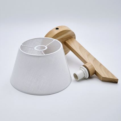 Sienas lampa ANTONIO 1xE14/40W/230V ozolkoks