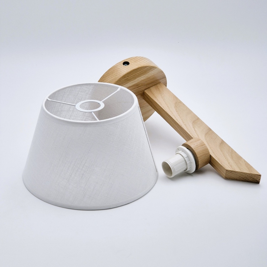 Sienas lampa ANTONIO 1xE14/40W/230V ozolkoks