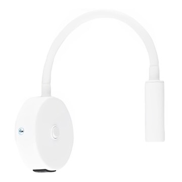 Sienas lampa ar USB port LAGOS 1xG9/3W/5V 4000K balta
