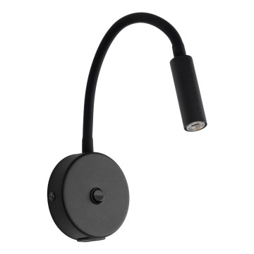 Sienas lampa ar USB portu LAGOS 1xG9/3W/5V 4000K melna
