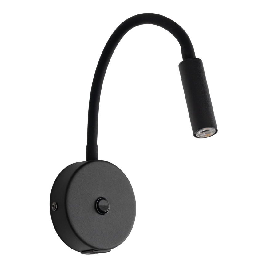 Sienas lampa ar USB portu LAGOS 1xG9/3W/5V 4000K melna