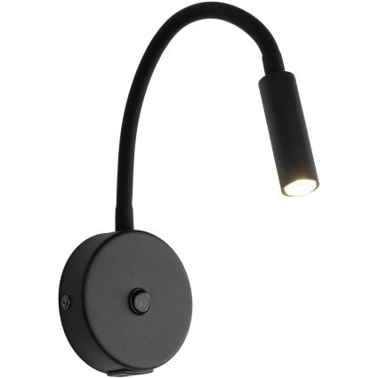 Sienas lampa ar USB portu LAGOS 1xG9/3W/5V 4000K melna