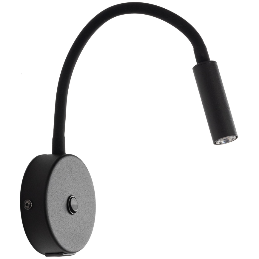 Sienas lampa ar USB portu LAGOS 1xG9/3W/5V 4000K melna