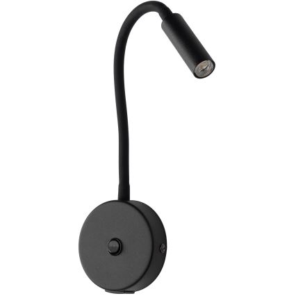 Sienas lampa ar USB portu LAGOS 1xG9/3W/5V 4000K melna