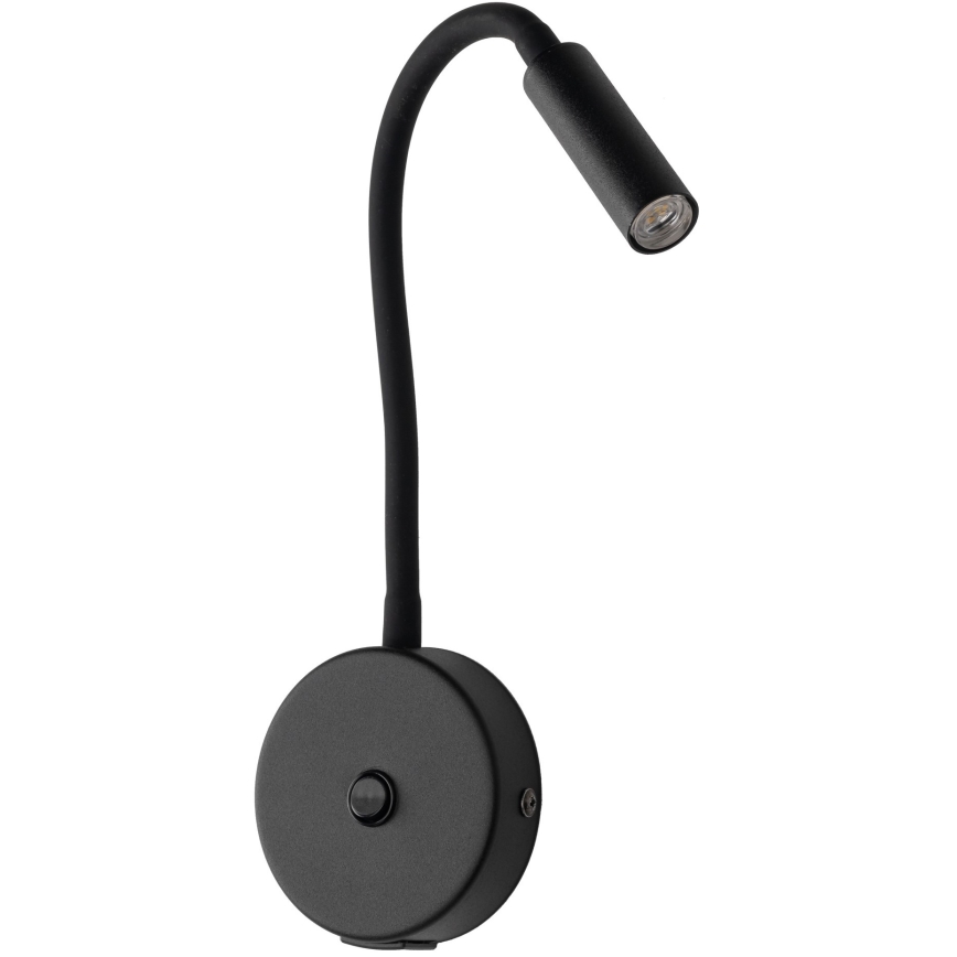 Sienas lampa ar USB portu LAGOS 1xG9/3W/5V 4000K melna