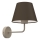 Sienas lampa ARDEN 1xE27/15W/230V bēša/brūna