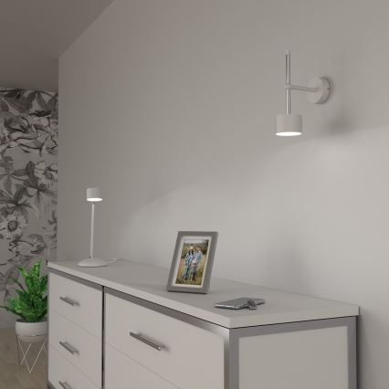 Sienas lampa ARENA 1xGX53/11W/230V balta/spīdīgi hromēts