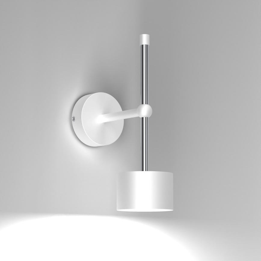 Sienas lampa ARENA 1xGX53/11W/230V balta/spīdīgi hromēts
