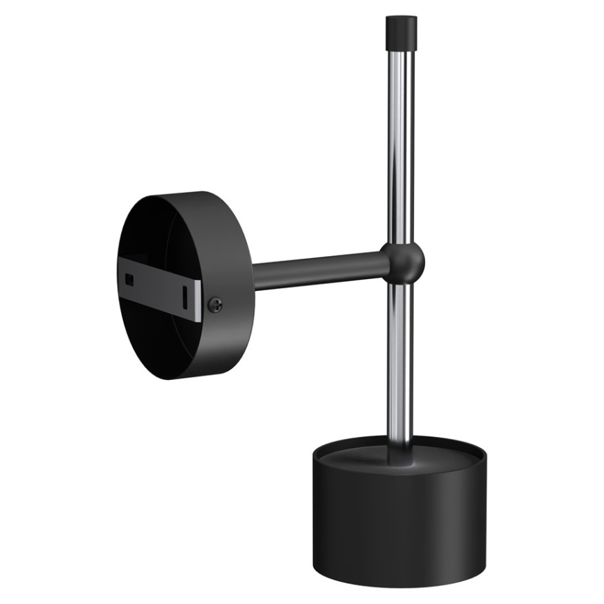 Sienas lampa ARENA 1xGX53/11W/230V melna/spīdīgi hromēts
