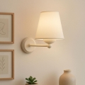 Sienas lampa ASPARAGUS 1xE27/40W/230V balta