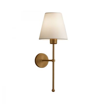 Sienas lampa ASPARAGUS 1xE27/40W/230V zelta/krēmkrāsas