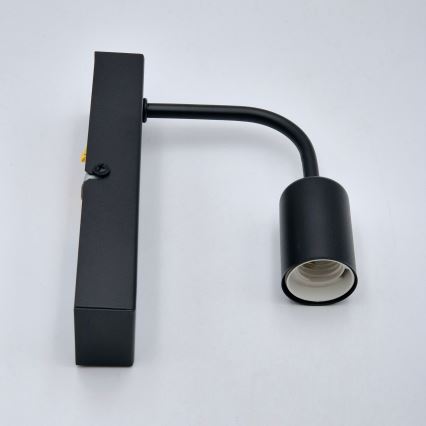 Sienas lampa ASTRID 1xE27/60W/230V matēts melna