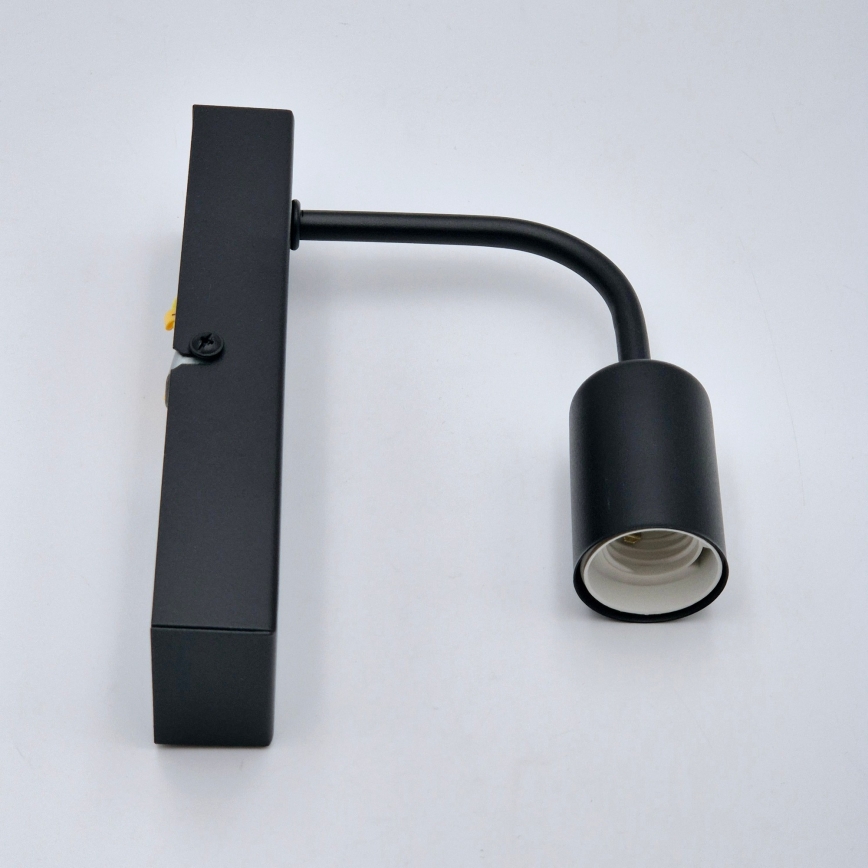 Sienas lampa ASTRID 1xE27/60W/230V matēts melna