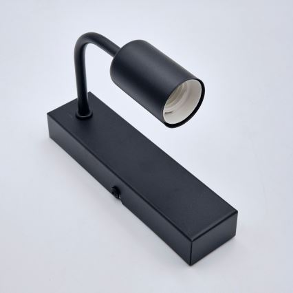 Sienas lampa ASTRID 1xE27/60W/230V matēts melna
