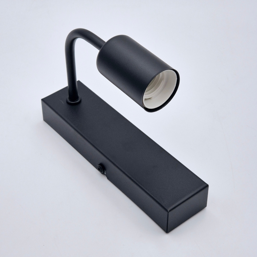 Sienas lampa ASTRID 1xE27/60W/230V matēts melna