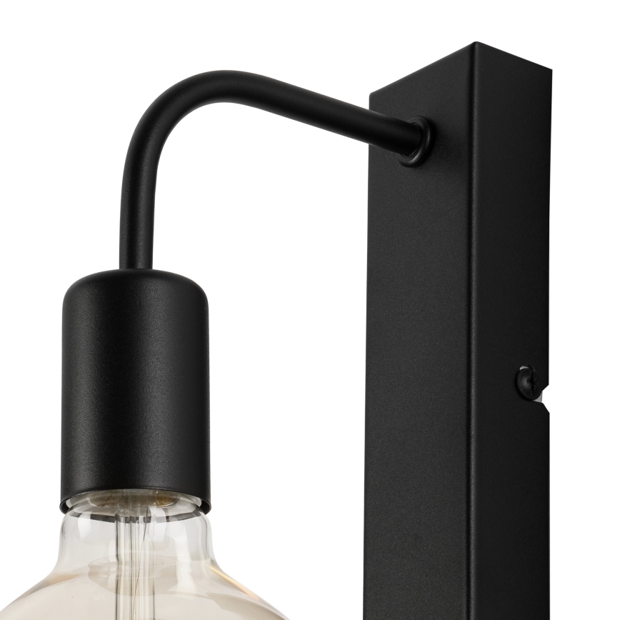 Sienas lampa ASTRID 1xE27/60W/230V matēts melna