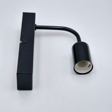 Sienas lampa ASTRID 1xE27/60W/230V spīdīgi melna