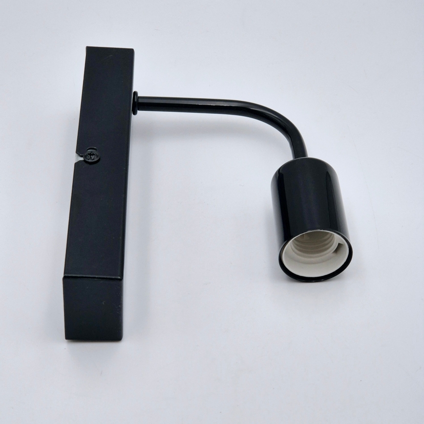 Sienas lampa ASTRID 1xE27/60W/230V spīdīgi melna