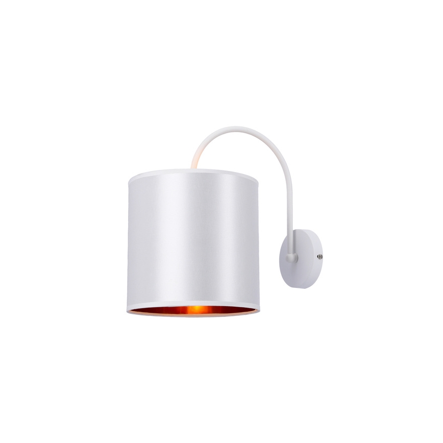 Sienas lampa ATLANTA 1xE27/40W/230V balta