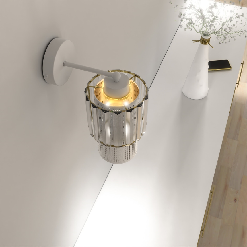 Sienas lampa BLANCO 1xE27/60W/230V balta