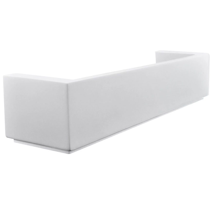 Sienas lampa BRICK 2xE14/12W/230V ģipsis/balta