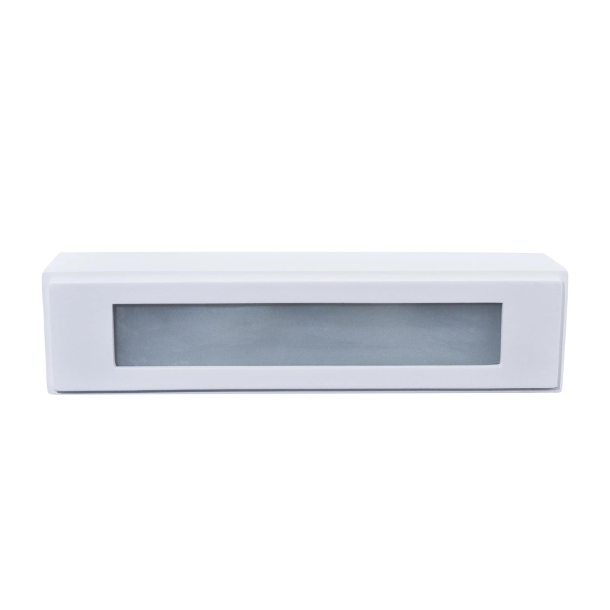 Sienas lampa BRICK 2xE14/12W/230V ģipsis/balta