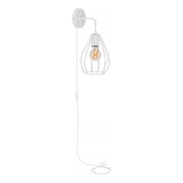 Sienas lampa BRYLANT 1xE27/60W/230V balta