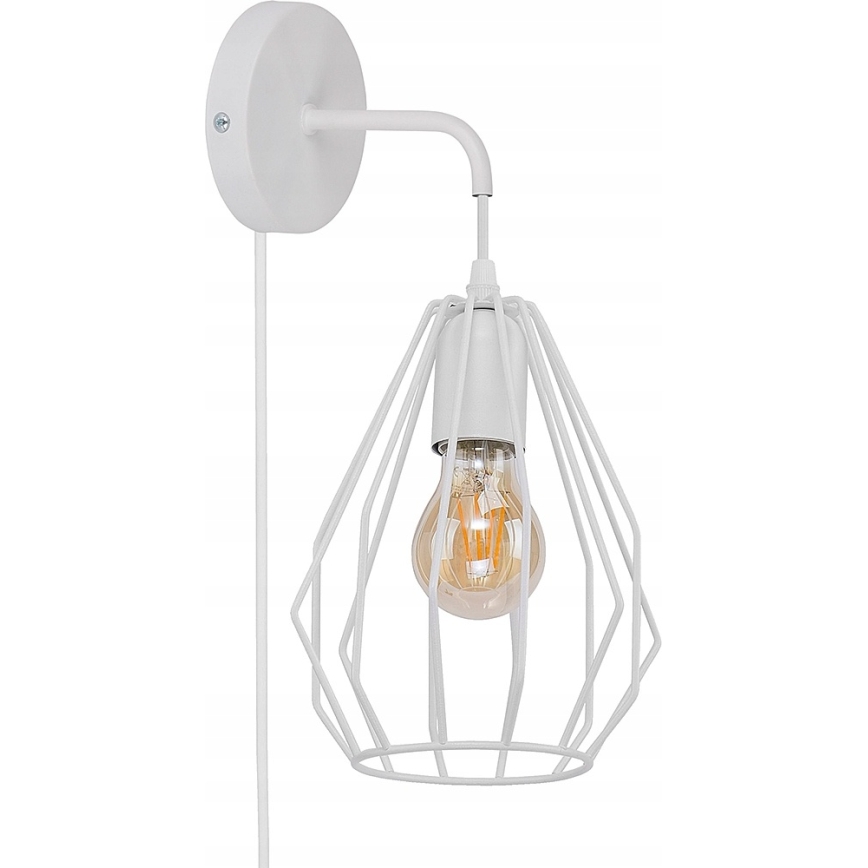 Sienas lampa BRYLANT 1xE27/60W/230V balta