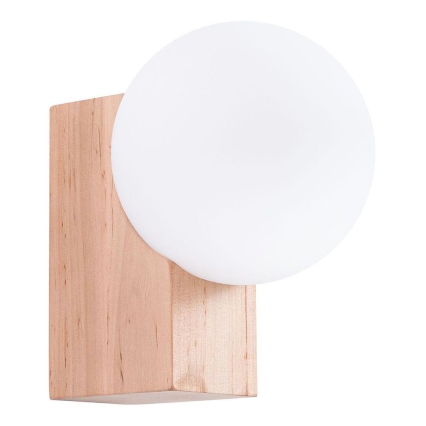 Sienas lampa BULBO 1xG9/8W/230V dižskābardis/balta