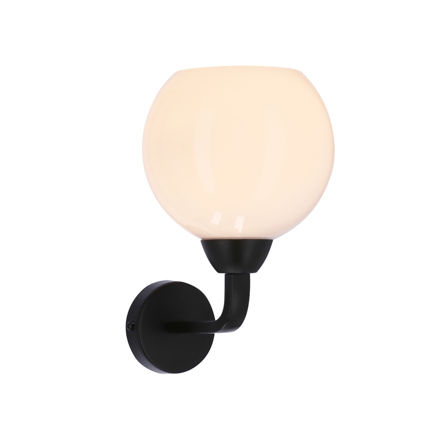 Sienas lampa CALDERA 1xE27/60W/230V melna