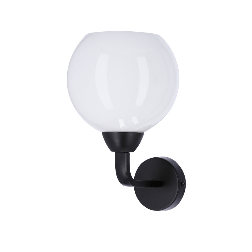 Sienas lampa CALDERA 1xE27/60W/230V melna