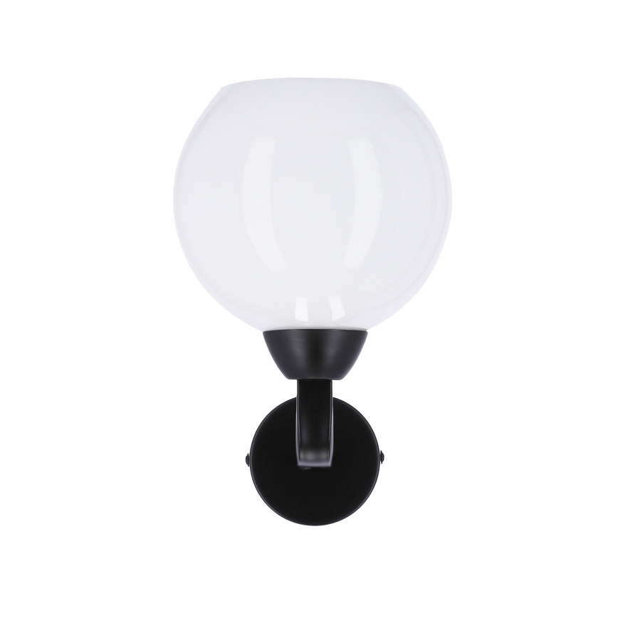 Sienas lampa CALDERA 1xE27/60W/230V melna