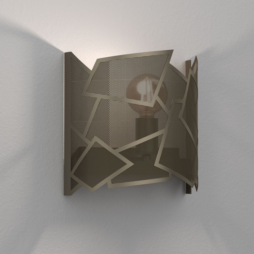 Sienas lampa CAMO 1xE27/15W/230V zelta
