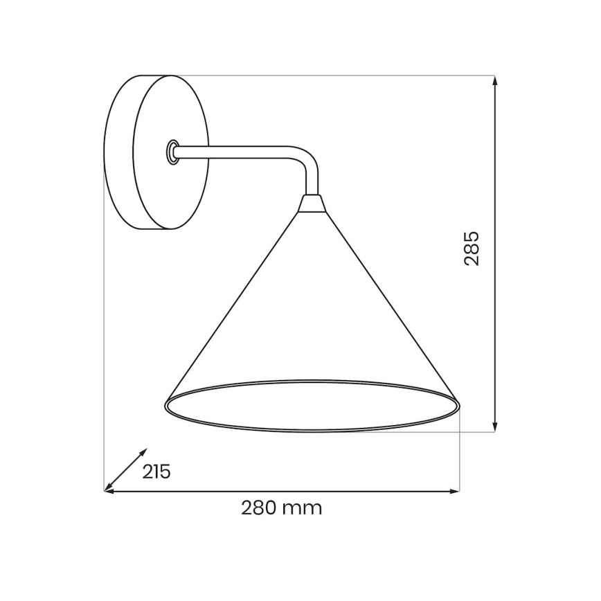 Sienas lampa CAPITAL 1xGX53/15W/230V melna