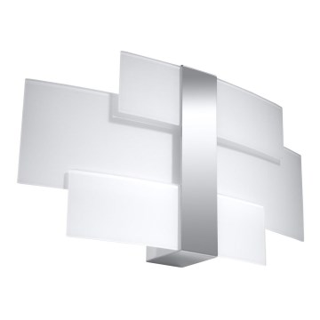 Sienas lampa CELIA 2xG9/40W/230V spīdīgi hromēts/balta