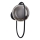 Sienas lampa CORDEL 1xG9/28W/230V melna/dūmakains melna