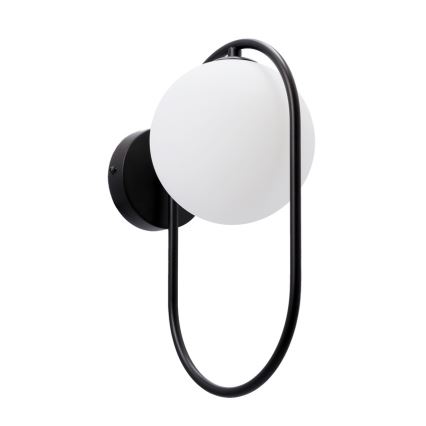 Sienas lampa CORDEL 1xG9/28W/230V melna