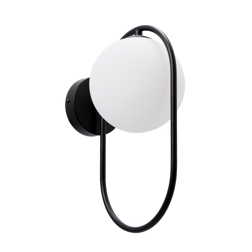 Sienas lampa CORDEL 1xG9/28W/230V melna