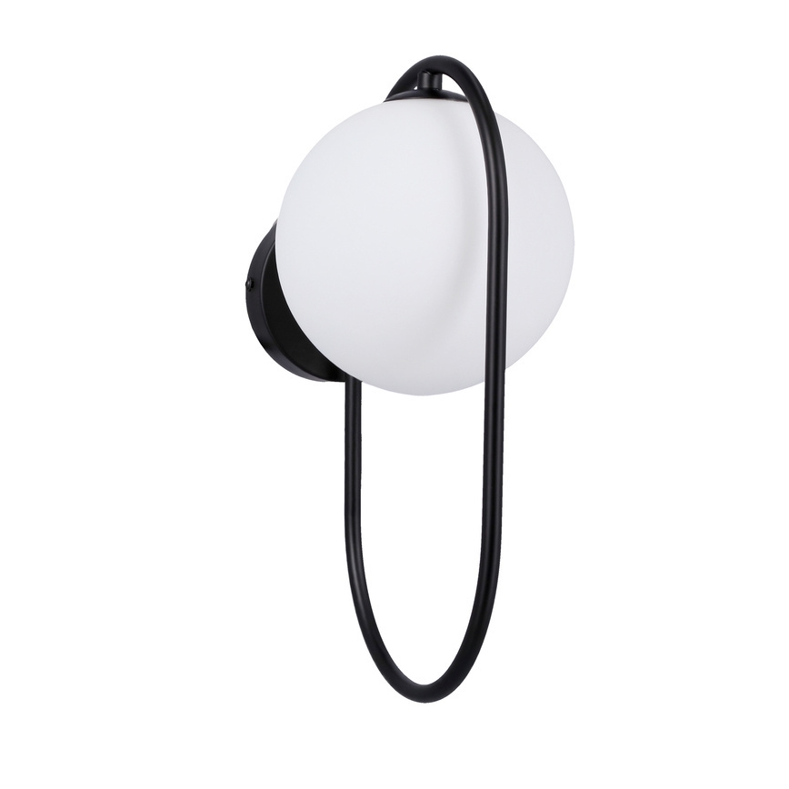 Sienas lampa CORDEL 1xG9/28W/230V melna