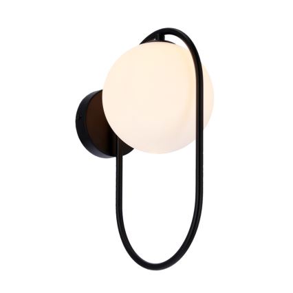 Sienas lampa CORDEL 1xG9/28W/230V melna