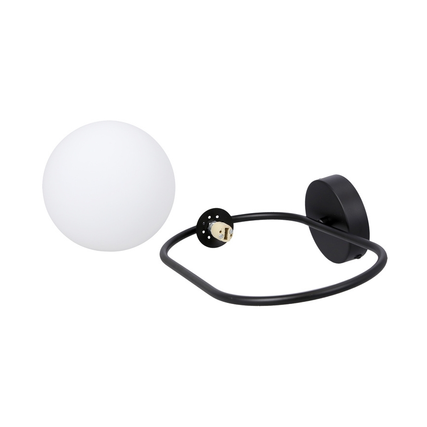 Sienas lampa CORDEL 1xG9/28W/230V melna