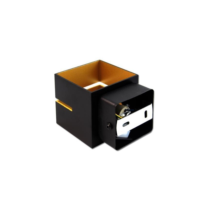 Sienas lampa COSTA 1xG9/35W/230V melna/varš